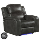 Intercon Furniture Silhouette Power Fabric Recliner SE-RC-140DPR-SLT-C IMAGE 1