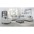 Emerald Home Furnishings Darcey Fabric Ottoman U3471-22-09 IMAGE 5