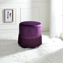 Acme Furniture Clivia 96467 Ottoman - Blue IMAGE 1