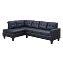 Acme Furniture Jeimmur 56465 Sectional Sofa - Black IMAGE 1
