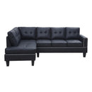 Acme Furniture Jeimmur 56465 Sectional Sofa - Black IMAGE 2