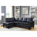 Acme Furniture Jeimmur 56465 Sectional Sofa - Black IMAGE 6