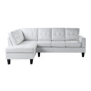 Acme Furniture Jeimmur 56470 Sectional Sofa - White IMAGE 2