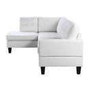 Acme Furniture Jeimmur 56470 Sectional Sofa - White IMAGE 3
