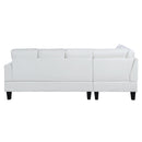 Acme Furniture Jeimmur 56470 Sectional Sofa - White IMAGE 4