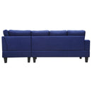Acme Furniture Jeimmur 56480 Sectional Sofa - Blue IMAGE 4