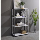 Acme Furniture Tennos 93192 Bookshelf - White IMAGE 3