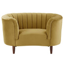 Acme Furniture Millephri LV00165 Chair - Yellow IMAGE 3