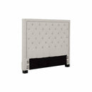 Primo International Sydney King Headboard - Light Grey IMAGE 1