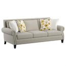 Emerald Home Furnishings Celia Stationary Fabric Sofa U3910-00-09 IMAGE 2