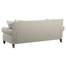 Emerald Home Furnishings Celia Stationary Fabric Sofa U3910-00-09 IMAGE 3