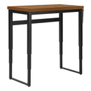 Monarch I 7675 Adjustable Height Computer Desk - Walnut/Black IMAGE 2
