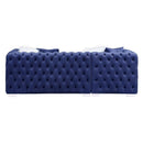 Acme Furniture Syxtyx LV00333 Sectional Sofa - Blue IMAGE 4