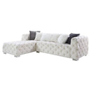 Acme Furniture Qokmis LV00391 Sectional Sofa - Beige IMAGE 1