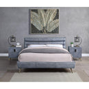Acme Furniture Doris BD00562EK Eastern King Bed - Grey IMAGE 1