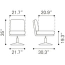 Zuo Rory 102055 Accent Chair - Brown IMAGE 9
