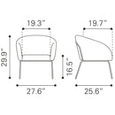Zuo Quinten 109055 Accent Chair - Vintage Brown IMAGE 11