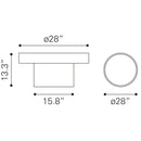 Zuo Watson 109084 Coffee Table - Black IMAGE 7