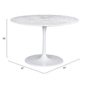 Zuo Phoenix 109208 Dining Table - White IMAGE 10