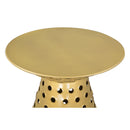 Zuo Proton 109274 Side Table - Gold IMAGE 3