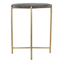 Zuo David 109360 Side Table - Grey & Gold IMAGE 2