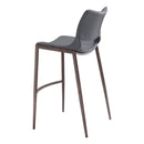 Zuo Ace 109389 Barstool - Dark Grey & Walnut IMAGE 5