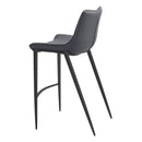 Zuo Magnus 109391 Barstool - Dark Grey & Black IMAGE 5
