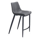 Zuo Magnus 109392 Counter Stool - Dark Grey & Black IMAGE 1