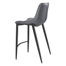 Zuo Magnus 109392 Counter Stool - Dark Grey & Black IMAGE 5
