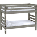 Crate Designs Furniture S4005Q Twin/Twin Extra-Long Bunk Bed - Storm IMAGE 1