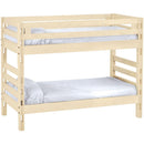 Crate Designs Furniture U4005Q Twin/Twin Extra-Long Bunk Bed - Unfinished IMAGE 1