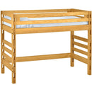 Crate Designs Furniture A4007AQ Extra-Long Ladder End Full Loft Bed - Classic IMAGE 1