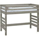 Crate Designs Furniture S4007TA Tall Ladder End Full Loft Bed - Storm IMAGE 1