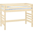 Crate Designs Furniture U4007TA Tall Ladder End Full Loft Bed - Unfinished IMAGE 1
