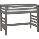 Crate Designs Furniture G4008A Ladder End Loft Queen Bed - Graphite IMAGE 1