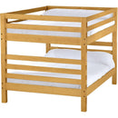 Crate Designs Furniture A4008T Tall Ladder End Bunk Queen Bed - Classic IMAGE 1