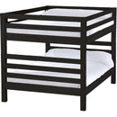 Crate Designs Furniture E4008T Tall Ladder End Bunk Queen Bed - Espresso IMAGE 1