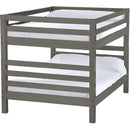 Crate Designs Furniture G4008T Tall Ladder End Bunk Queen Bed - Graphite IMAGE 1