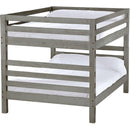 Crate Designs Furniture S4008T Tall Ladder End Bunk Queen Bed - Storm IMAGE 1