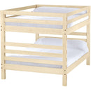 Crate Designs Furniture U4008T Tall Ladder End Bunk Queen Bed - Unfinished IMAGE 1