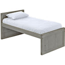 Crate Designs Furniture S4611 King Captain's Bed - Storm IMAGE 1
