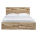 Signature Design by Ashley Hyanna B1050B4 Queen Panel Storage Bed IMAGE 2