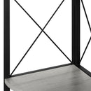 Monarch I 3647 60" Bookcase - Grey/Black IMAGE 6