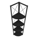 Monarch I 3649 60" Bookcase - Black/Black IMAGE 5