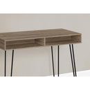 Monarch I 7772 Computer Desk - Dark Taupe/Black IMAGE 3