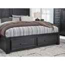 Signature Design by Ashley Foyland B989B4 King Panel Storage Bed IMAGE 6