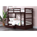 Titus Furniture T2710E 39"/39" Storage Bunk Bed (Espresso) IMAGE 1