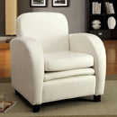 Furniture of America Lugano CM-AC6590-WH Accent Chair IMAGE 1