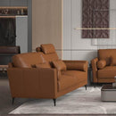 Acme Furniture Tussio LV00944 Loveseat - Saddle Tan IMAGE 1