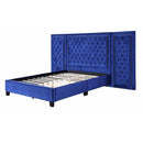 Acme Furniture Damazy BD00973Q Eastern Queen Bed - Blue IMAGE 1